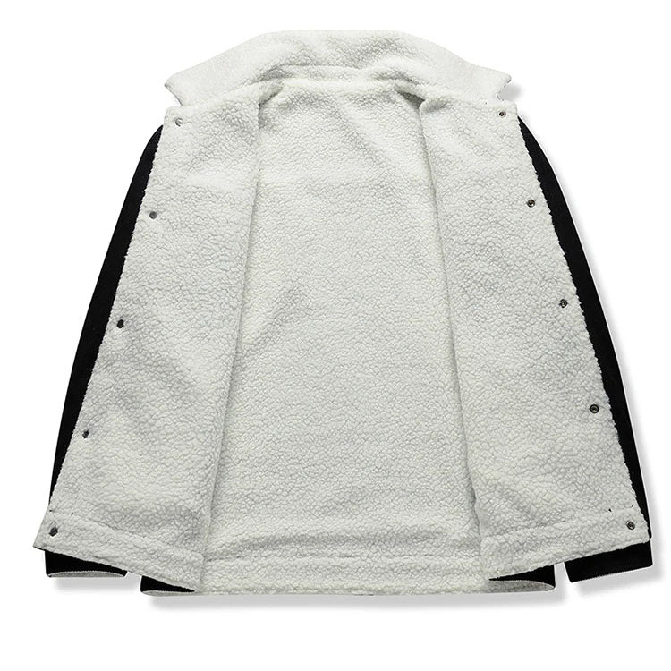 Veste en velours côtelé doublée en polaire Valente