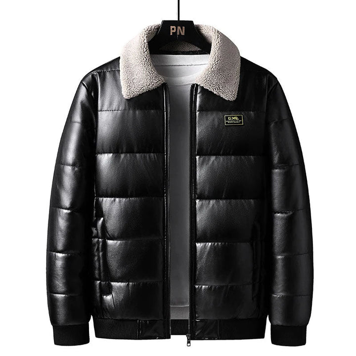 Veste thermique en cuir hybride Avalon