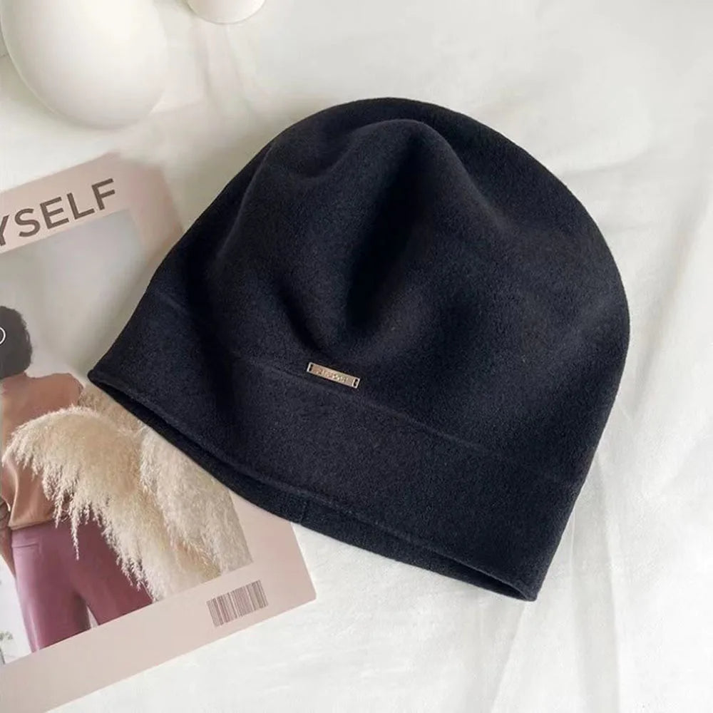 Béret en Mélange de Cachemire Souple