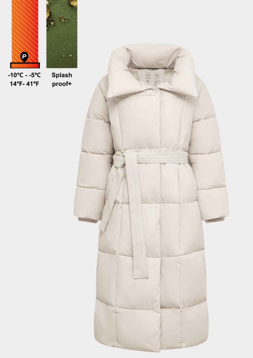 BLAIRE | Manteau Puffer Long Extra avec Boutons