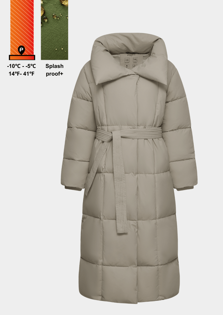 BLAIRE | Manteau Puffer Long Extra avec Boutons