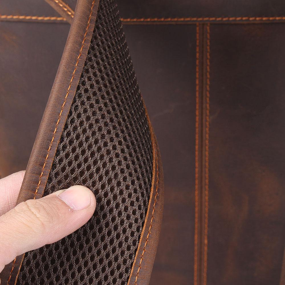 Robert - Sac à dos de voyage en cuir rétro