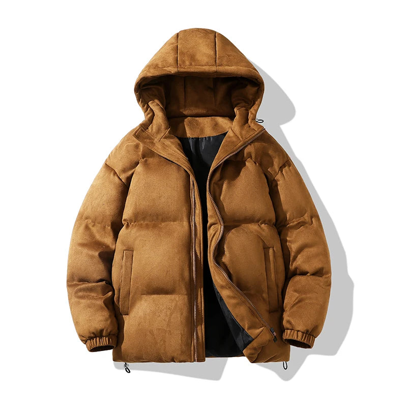 Manteau Puffer en Suède Brayden pour l’Hiver