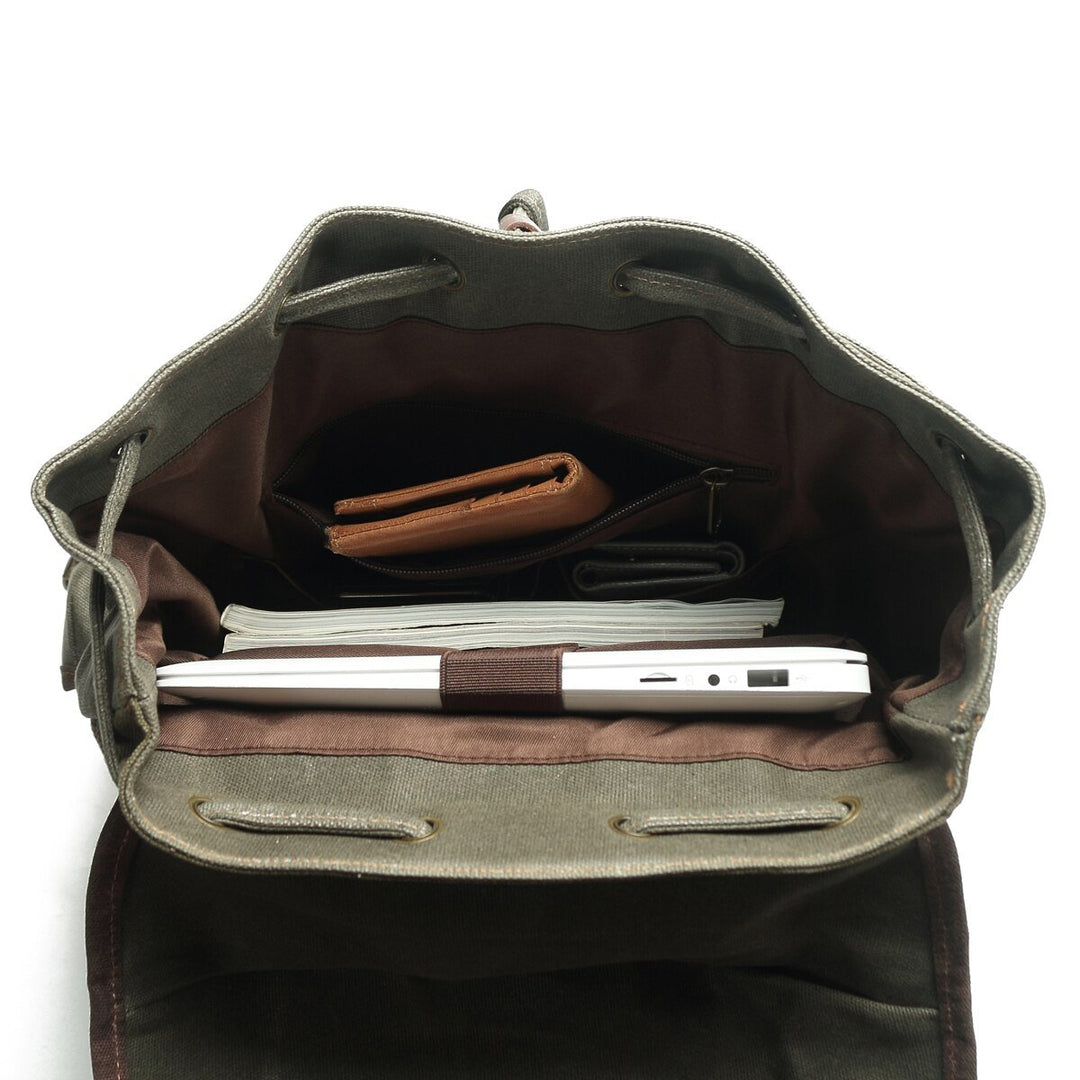 John - Sac à dos de randonnée en toile robuste