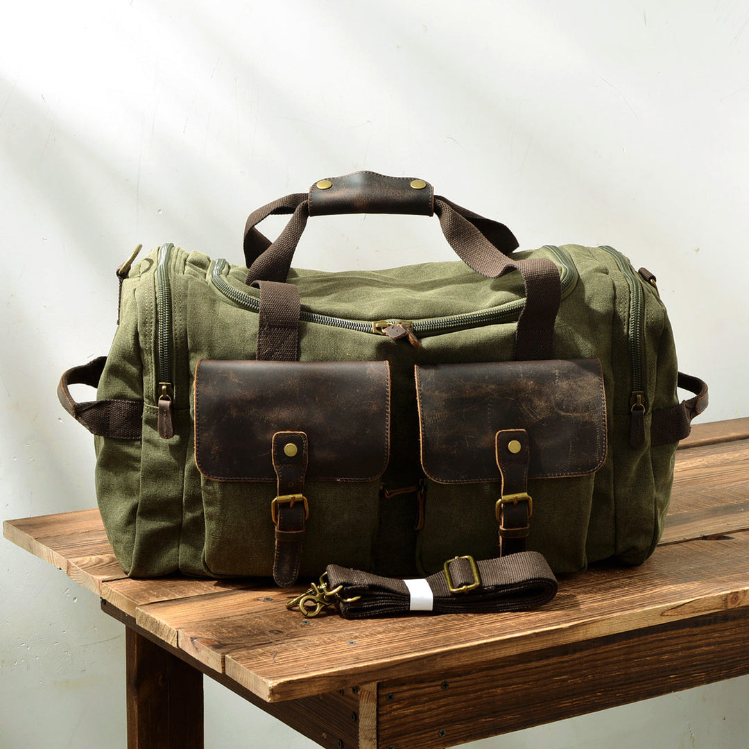 David - Sacs de voyage en toile et cuir pour hommes