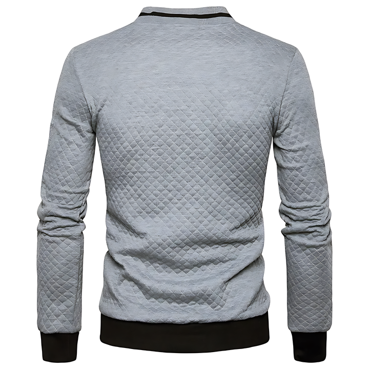 Veste bomber moderne pour homme, matelassée et zippée avec bord contrasté