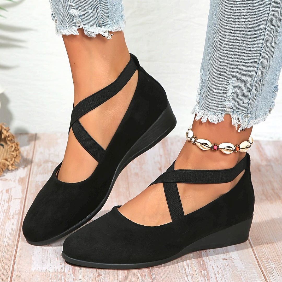 Élise – Ballerines à brides croisées