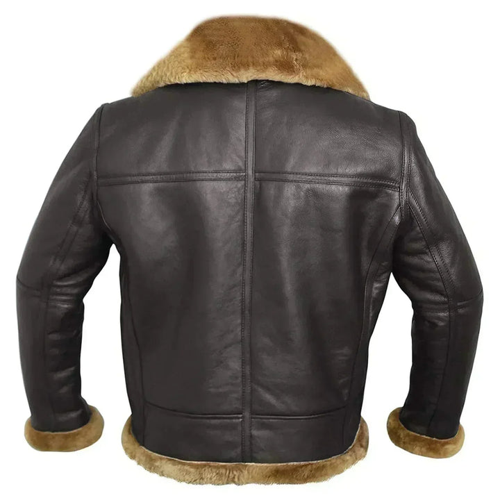 Fletcher - Veste en cuir d'agneau premium
