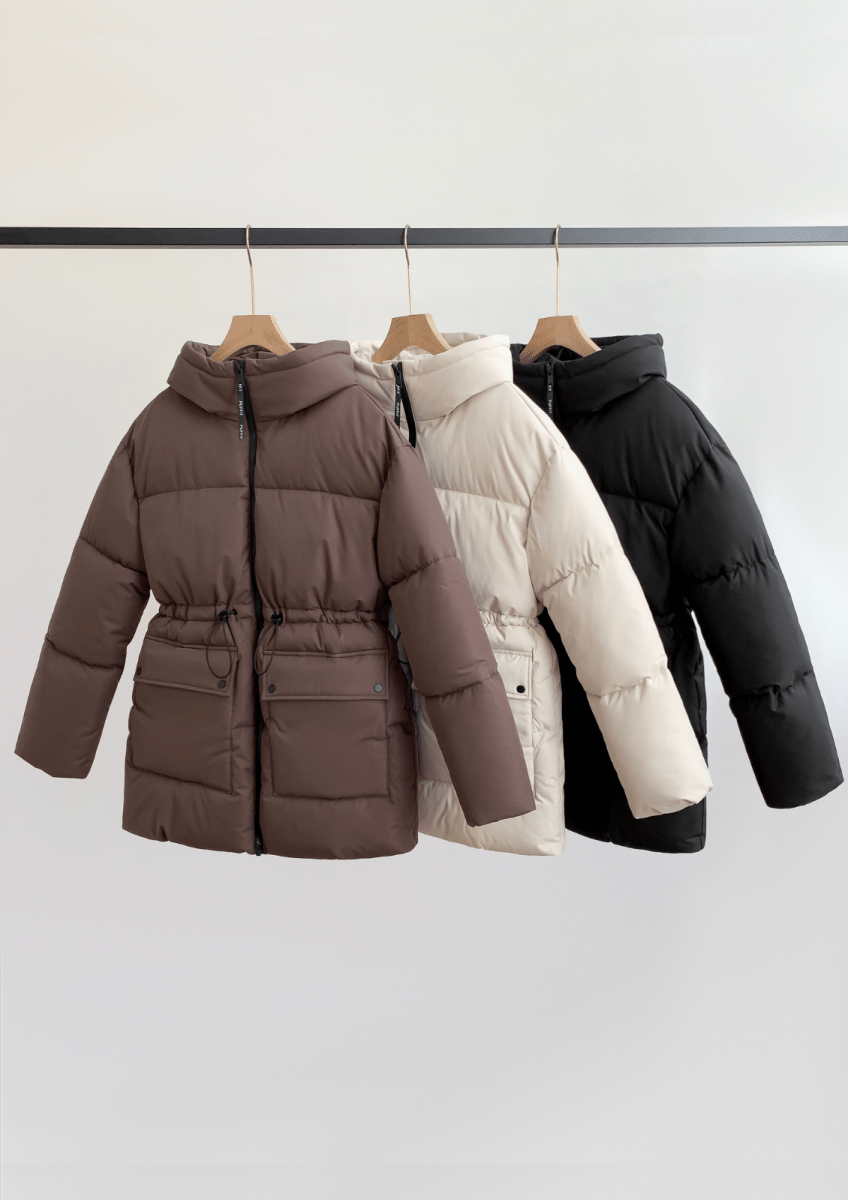EVA | Veste Puffer Imperméable avec Capuche