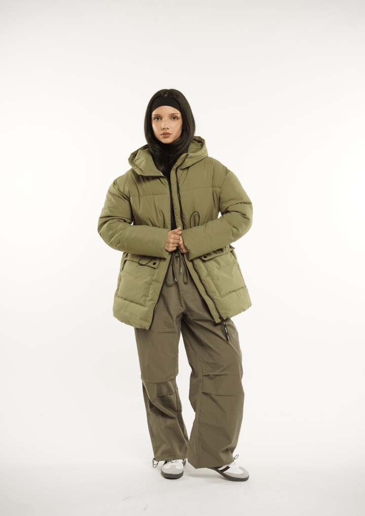 EVA | Veste Puffer Imperméable avec Capuche
