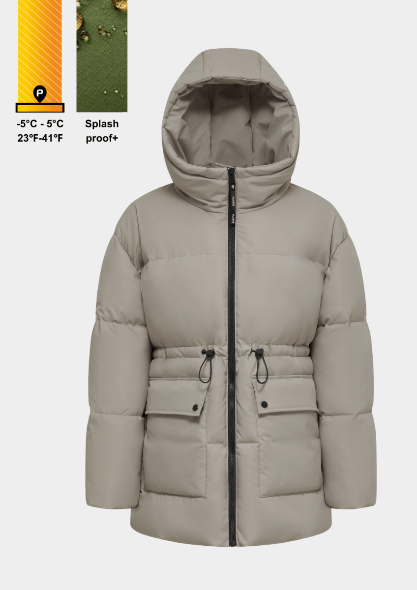 EVA | Veste Puffer Imperméable avec Capuche