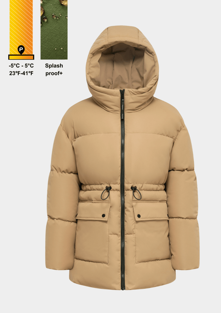 EVA | Veste Puffer Imperméable avec Capuche