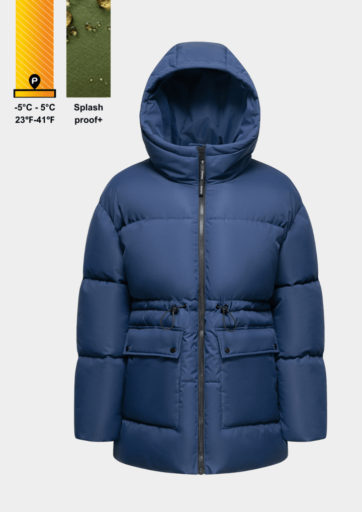 EVA | Veste Puffer Imperméable avec Capuche