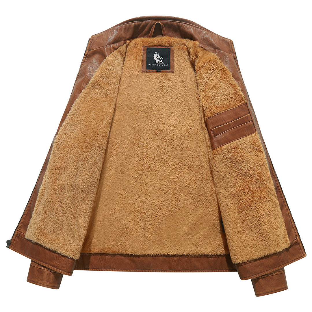 Veste Biker en Fleece