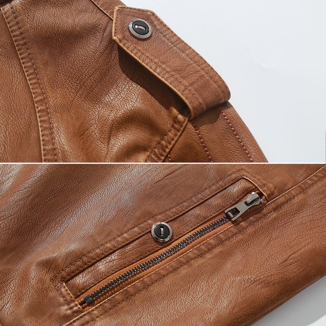 Veste Biker en Fleece