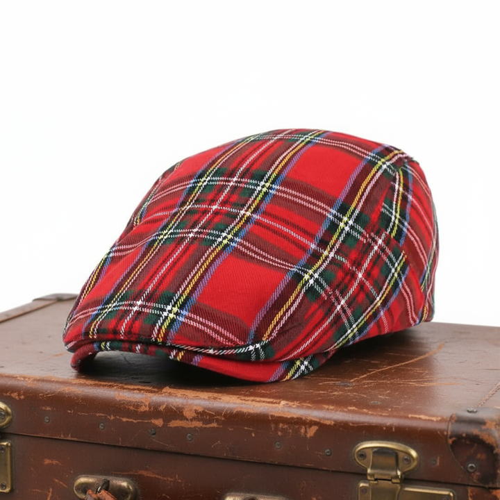 Armand – Casquette Ivy en tartan élégante