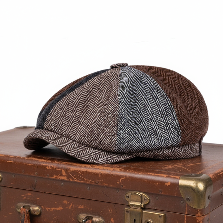 Augustin – Casquette patchwork raffinée