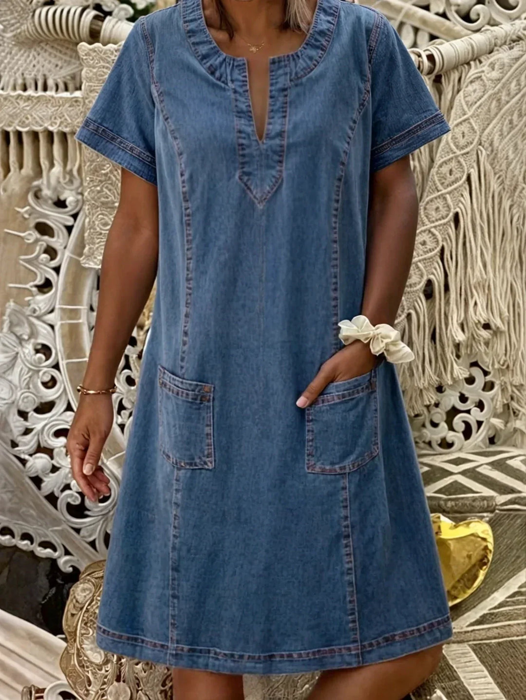 Vanessa® | Robe en Denim Douce