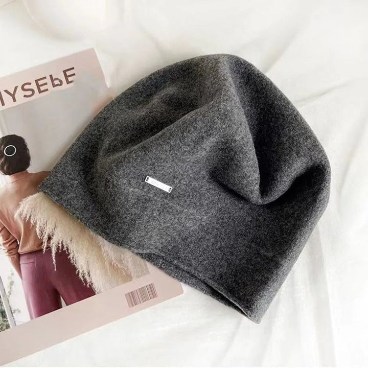 Béret en Mélange de Cachemire Souple