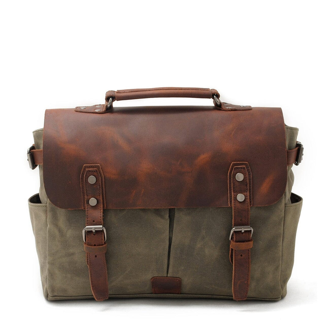 Alexander - Sac messager en toile vintage