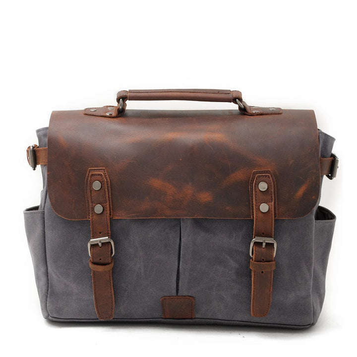 Alexander - Sac messager en toile vintage