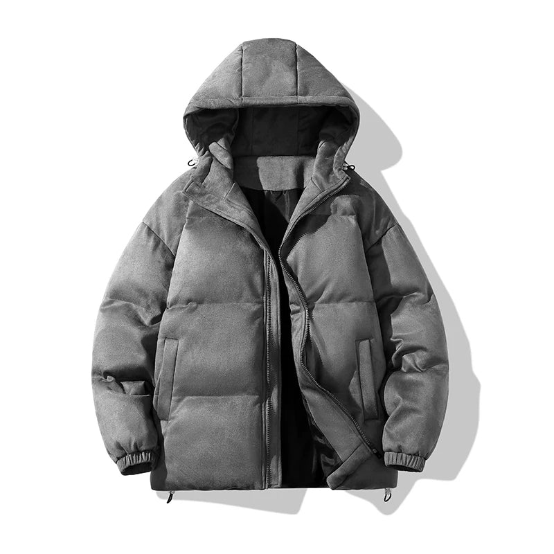 Manteau Puffer en Suède Brayden pour l’Hiver