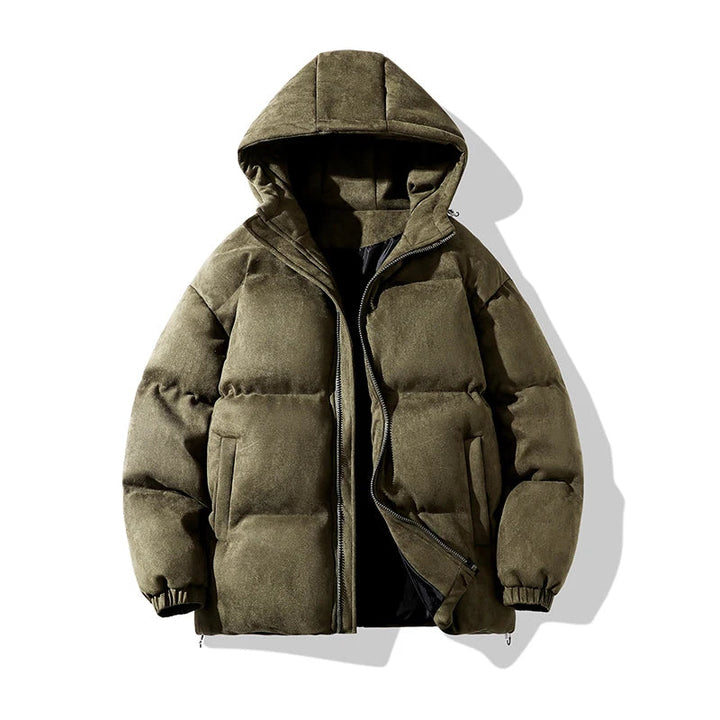 Manteau Puffer en Suède Brayden pour l’Hiver