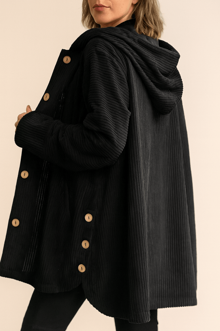 INDIE - Veste à Capuche en Velours Côtelé