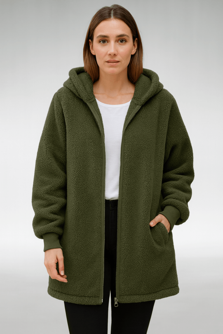 JANE - CONFORTABLE TEDDY COAT