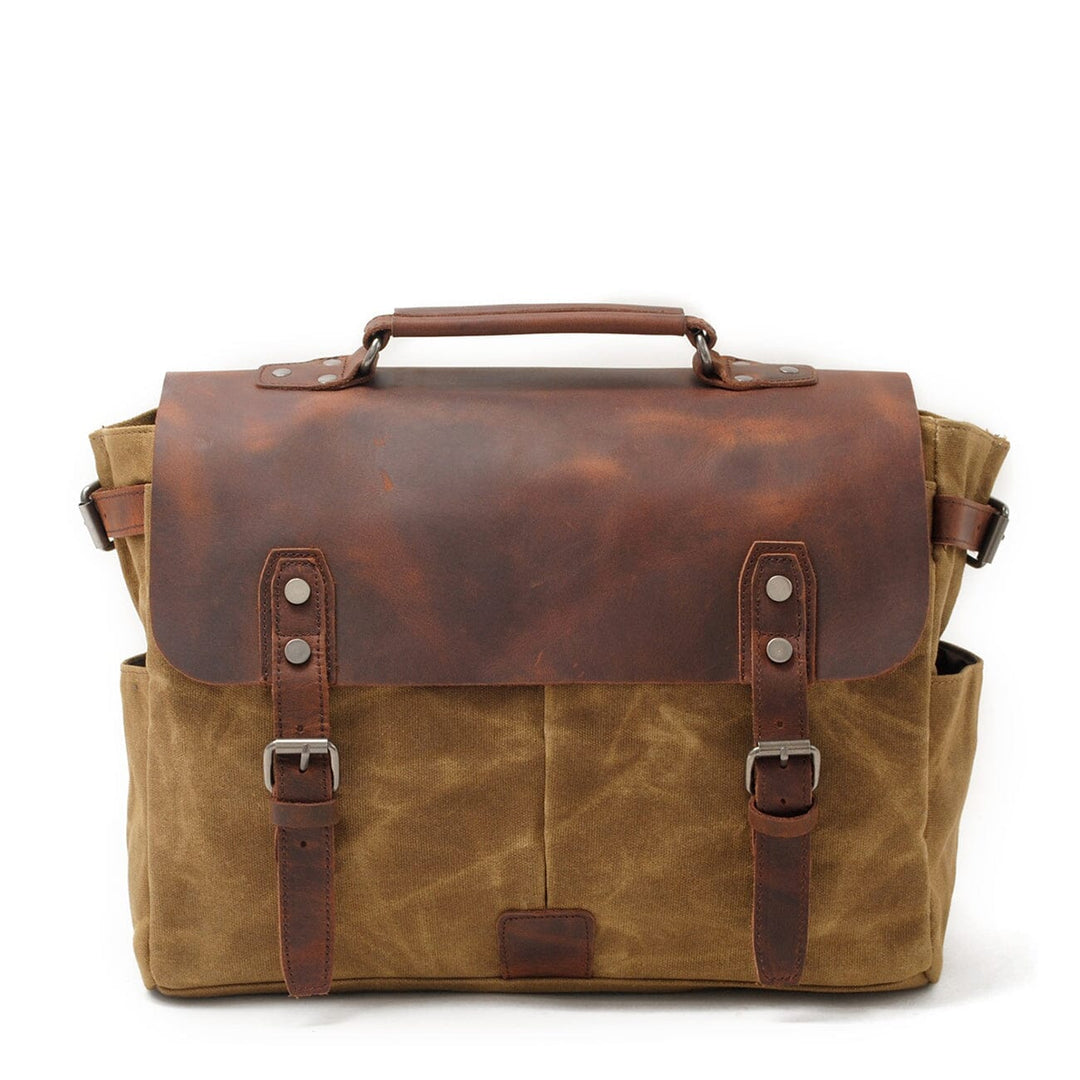 Alexander - Sac messager en toile vintage