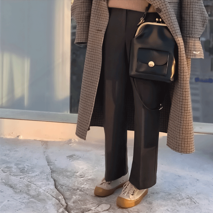 Sac Vintage à Fermeture à Baisers - L'Essentiel Rétro Chic de Clara (ACHETEZ 1 OBTENEZ 1 GRATUIT)