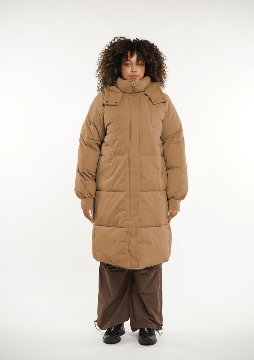 LUNA | Manteau Long Puffer avec Capuche