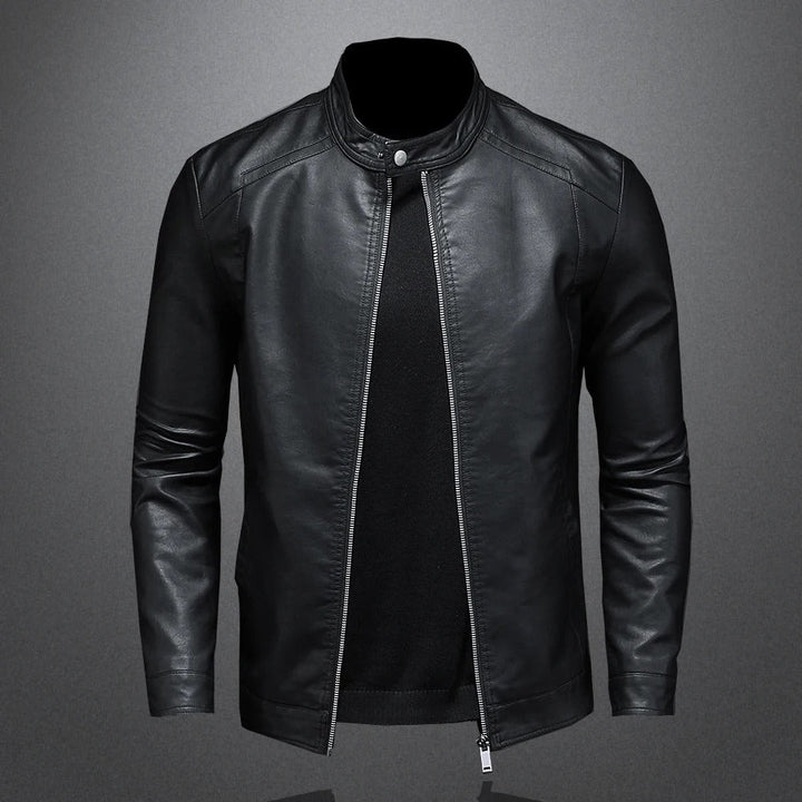 Lucien – Veste en cuir classique
