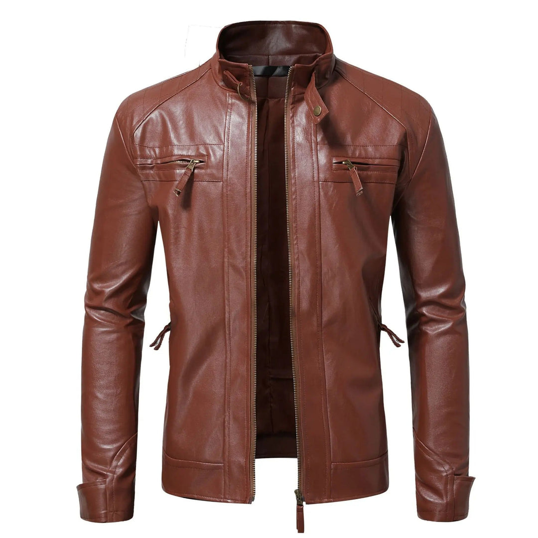Léon – Veste en cuir élégante