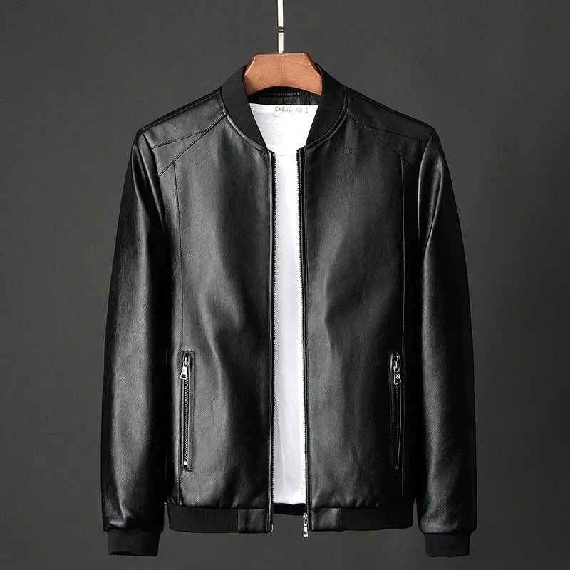 Léo – Veste biker en cuir