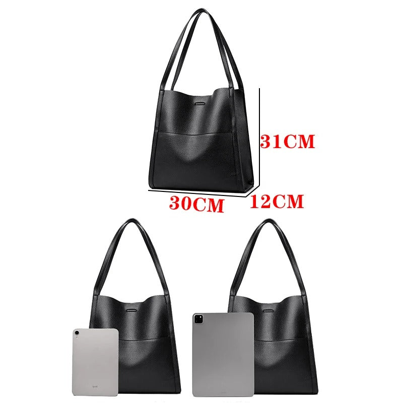 Talia - Sac à main de luxe en cuir souple