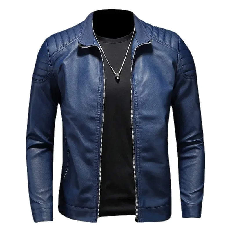 Nathan | Veste Motard en Similicuir pour Homme