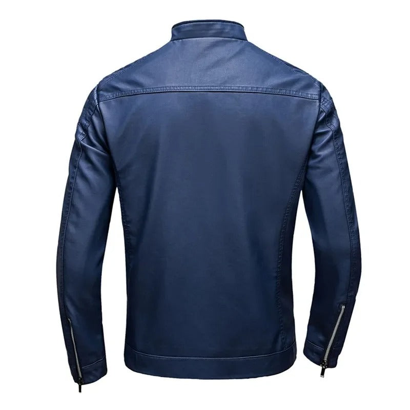 Nathan | Veste Motard en Similicuir pour Homme