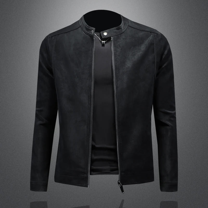 Lucien – Veste cuir intemporelle