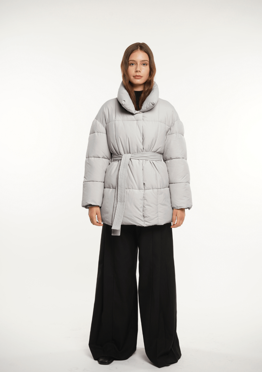 NOVA | Mi-Longue Puffer Jacket avec Ceinture