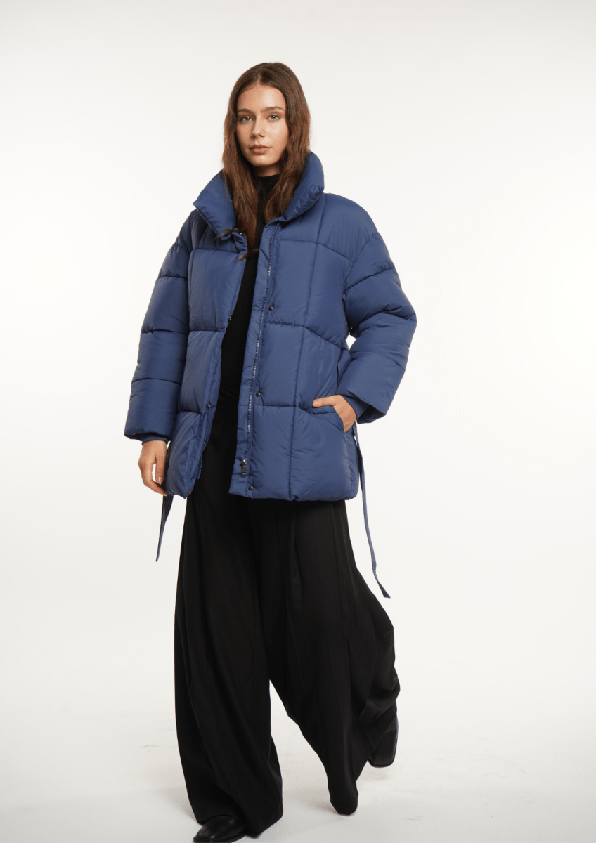 NOVA | Mi-Longue Puffer Jacket avec Ceinture
