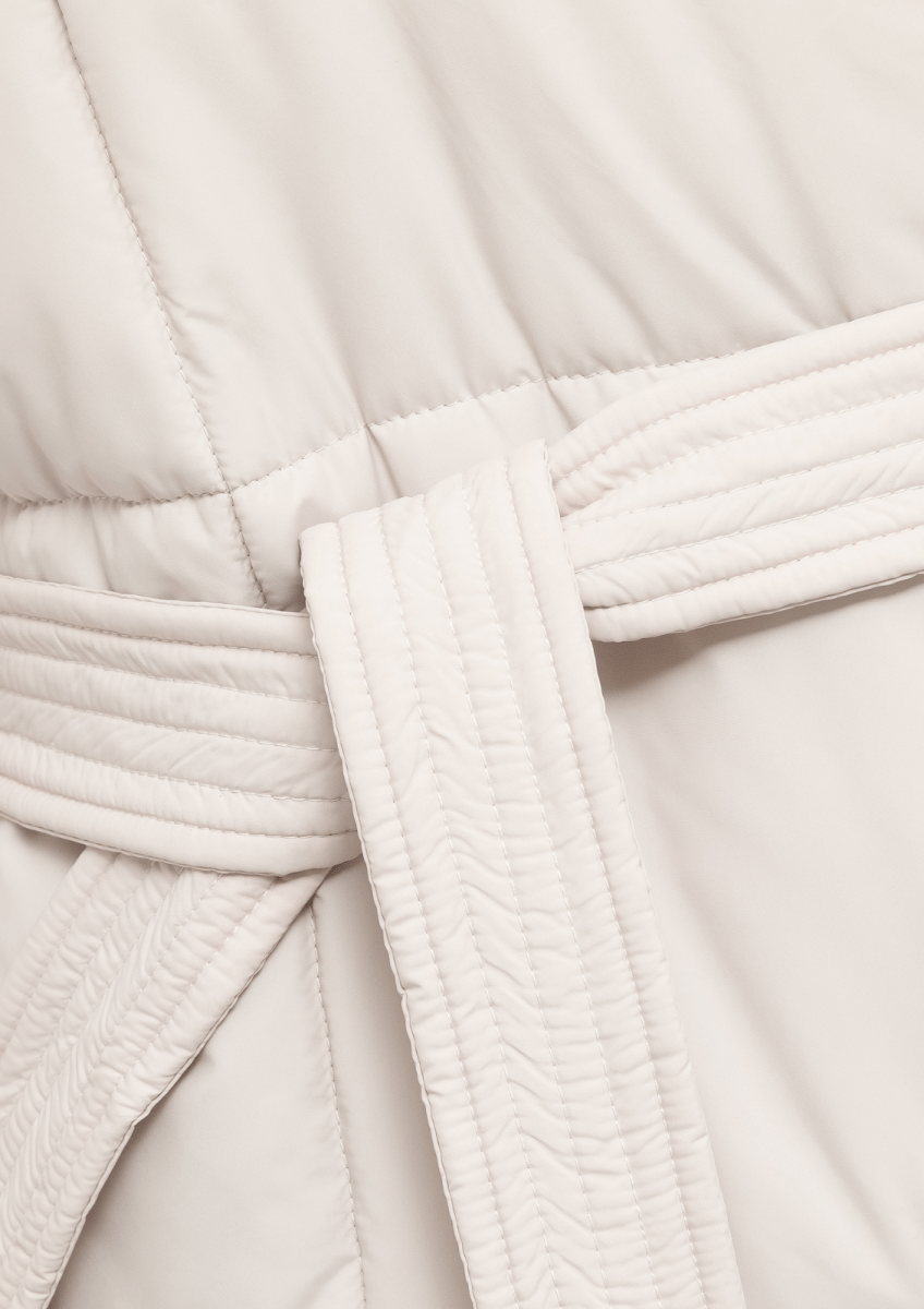 NOVA | Mi-Longue Puffer Jacket avec Ceinture