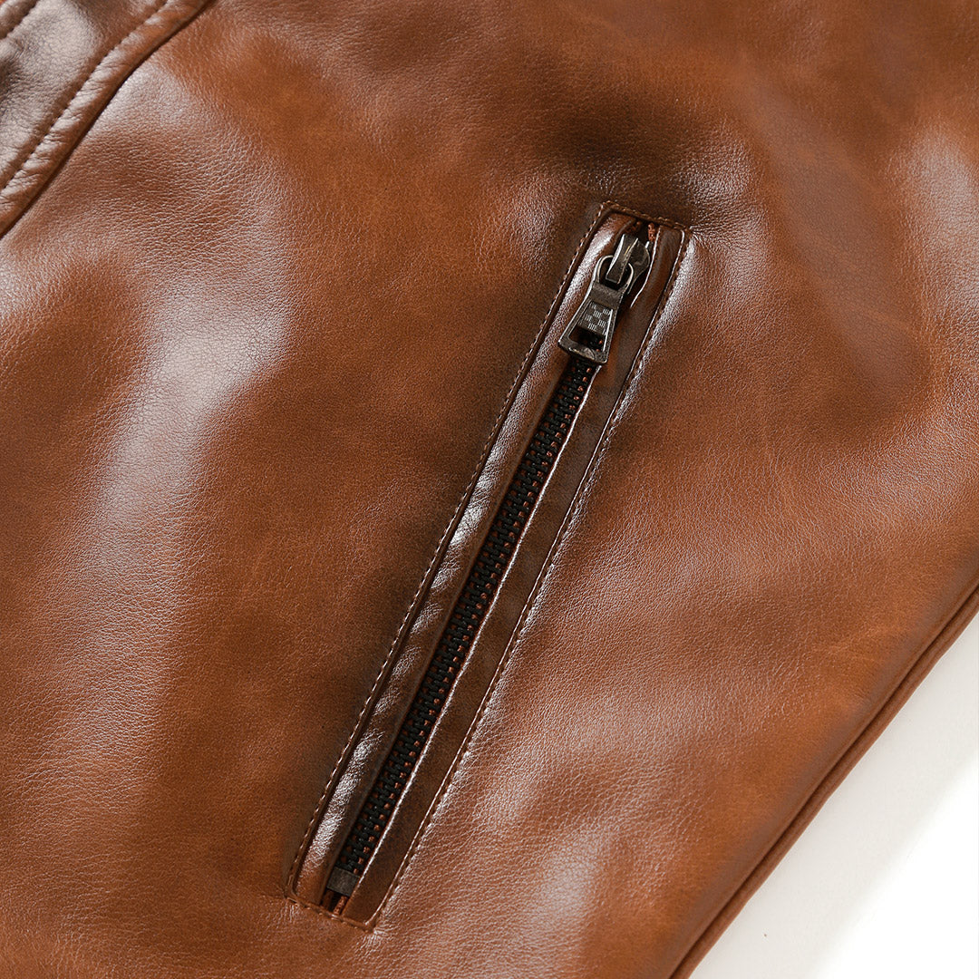 Claudio – Veste cuir cruiser