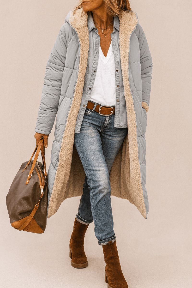 SASHA™ | Élégant Manteau Réversible