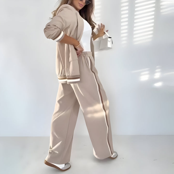 Antoinette™ | Ensemble rayé chic