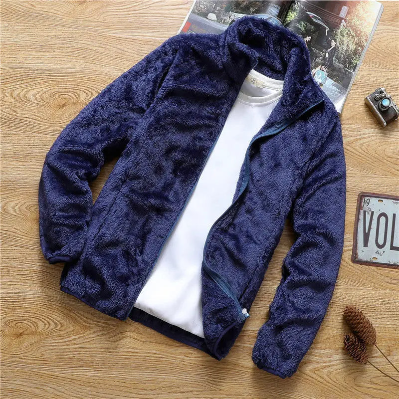 Veste en Fleece Fluffy et Chaude Automne/Hiver