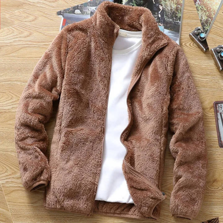 Veste en Fleece Fluffy et Chaude Automne/Hiver