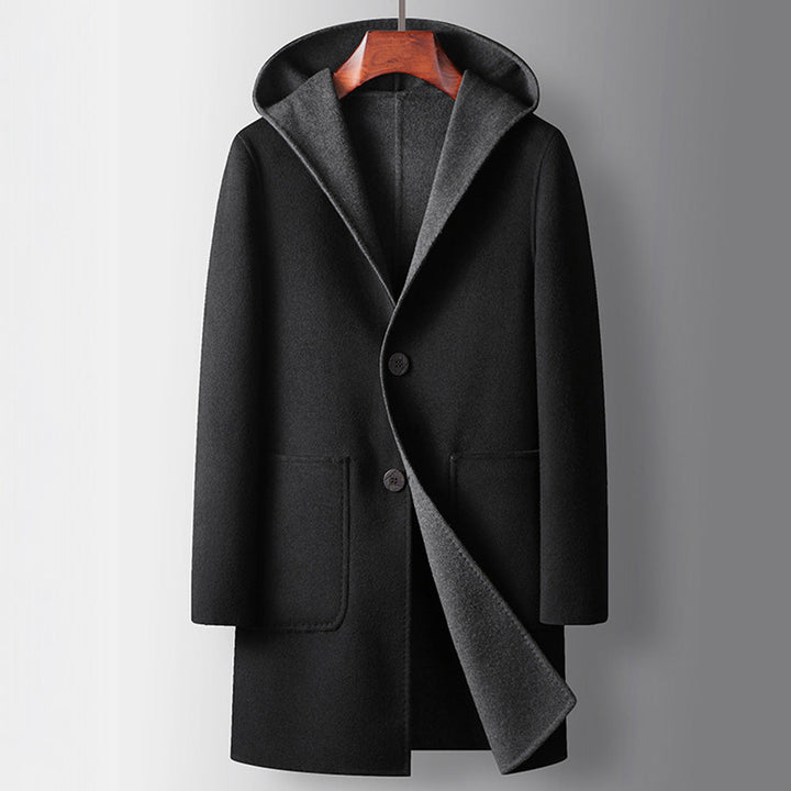 Manteau réversible en laine Maxwell