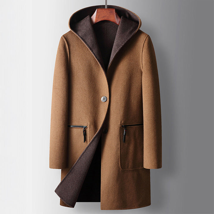 Manteau réversible en laine Maxwell